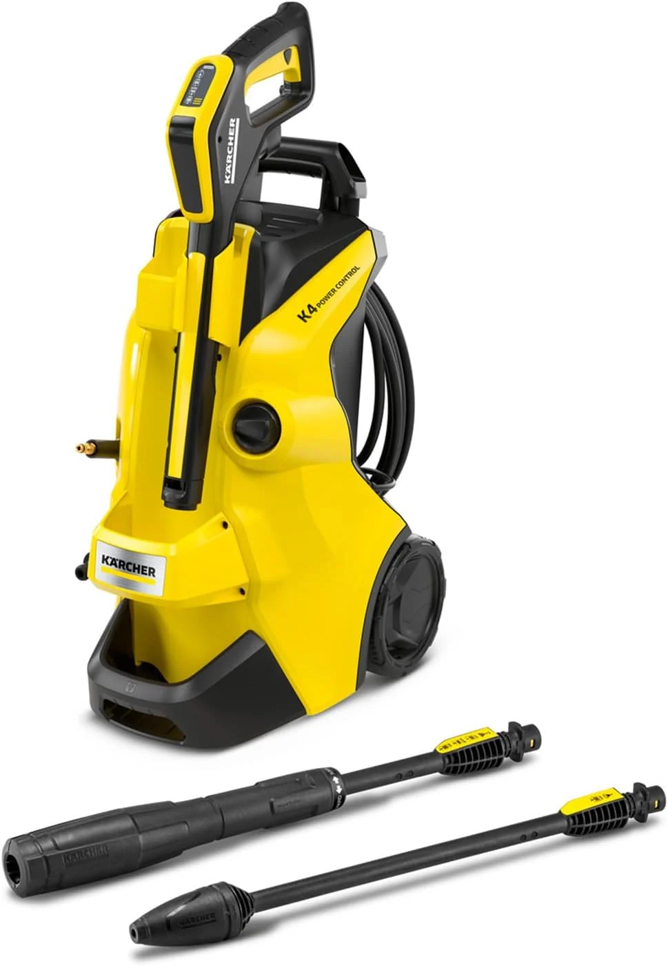 Kärcher Hochdruckreiniger K 4 Power Control: Clevere App-Unterstützung + Kärcher Hochdruckreiniger-Strahlrohr eco!Booster 130, spart Wasser