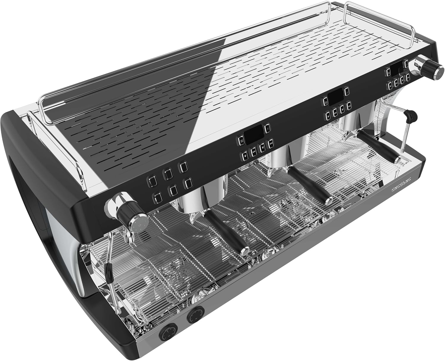 Cecotec Espresso-Kaffeemaschine Barista Baristeo Intima, professionelle Barista-Espressomaschine, Vorbrüh-System, 15 Bar Pumpe, einfaches Befüllen, 1,7L Wassertank und Tassenwärmer