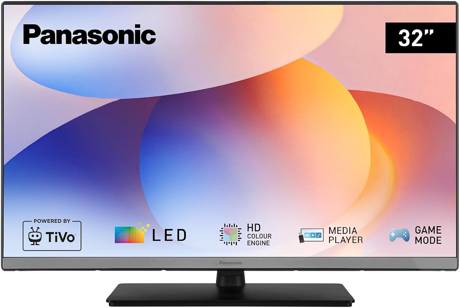 Panasonic TB-32S40AEZ, Serie S40 32 pollici Smart TV LED HD, 2024, TiVo, Controllo Vocale Google e Alexa, Game Mode, Media Player, HDR, HDMI, WLAN, Per un'Esperienza Visiva Ottimale