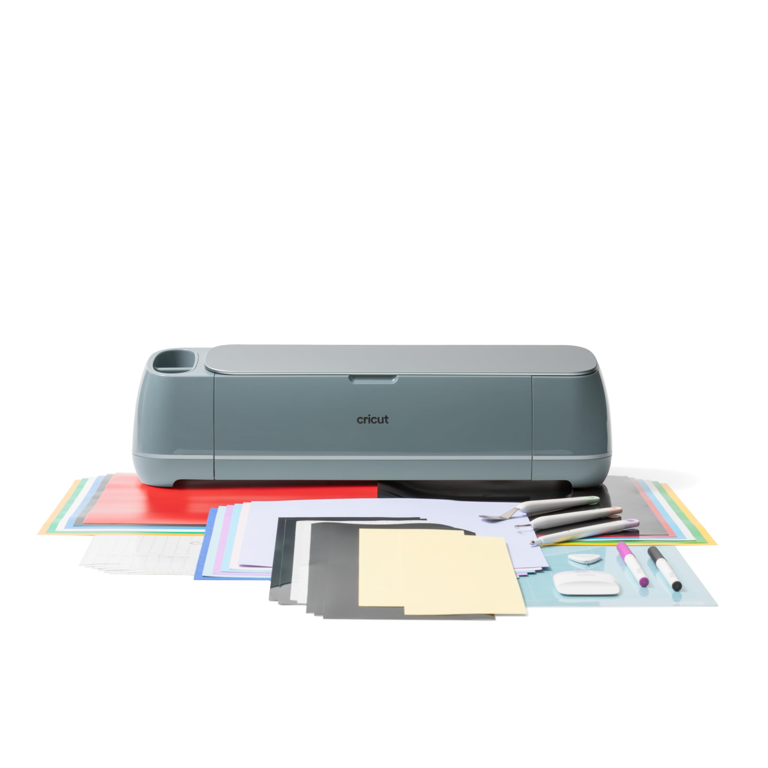 Schneideplotter Maker 4 Essentials-Paket für über 300 Materialien Vinyl Bügelfolie Karton und Leder Grau