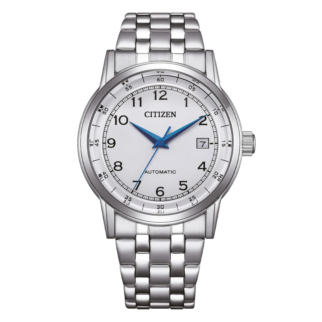 Orologio Citizen Meccanico in acciaio quadrante bianco NJ0210-56A