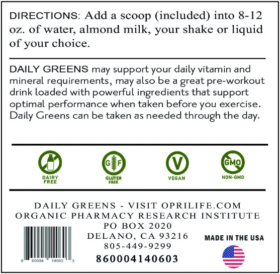 OPRI LIFE Daily Greens