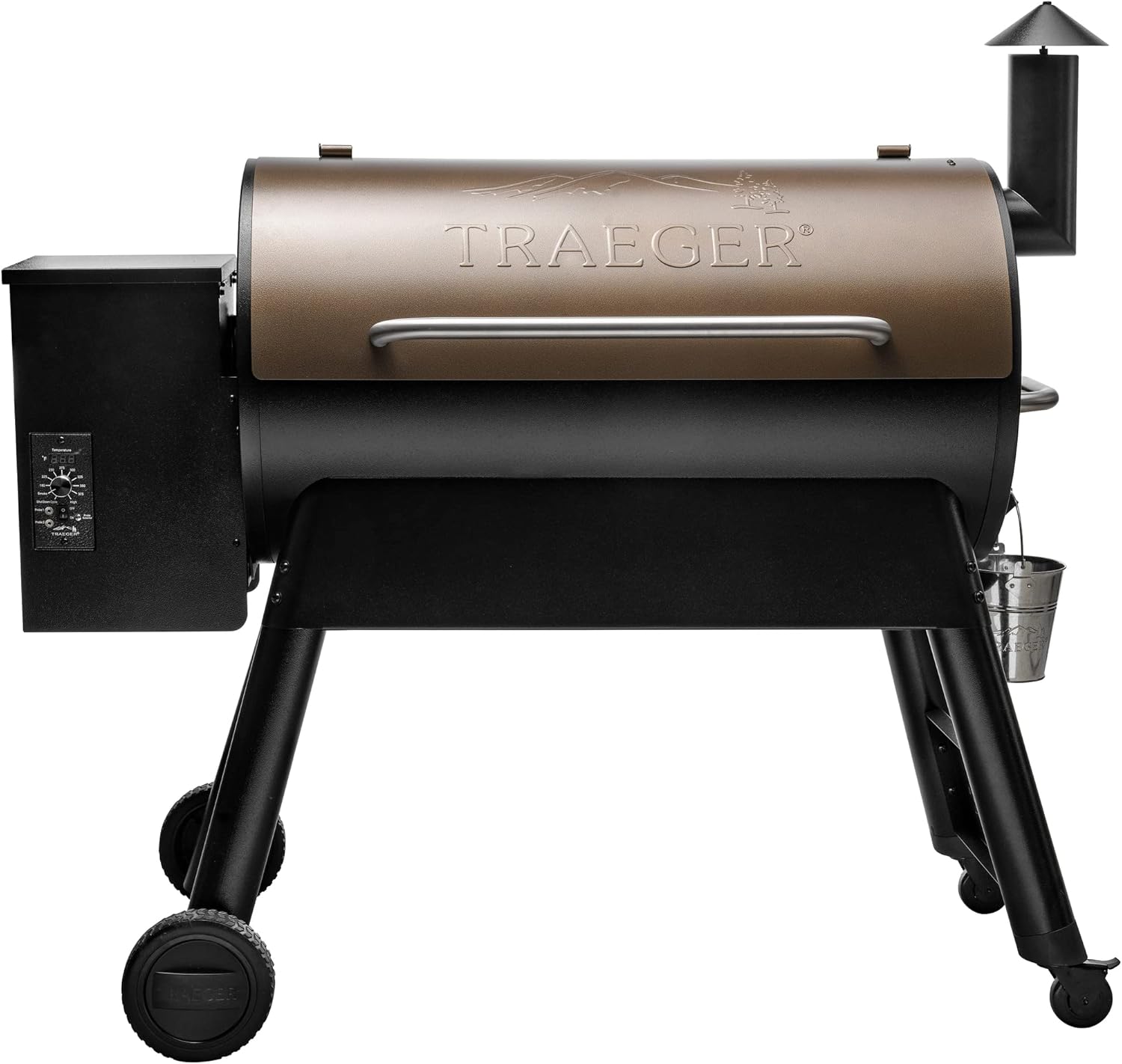 Traeger Grills Pro 34 Electric Wood Pellet Grill and Smoker  Bronze  884 Square Inches Cook Area  450 Degree Max Temperature  Meat Probe  6 in 1 BBQ Grill