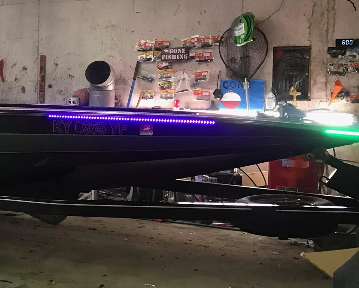 Ultra Violet UV Black Light LED Strips 12V Marine Boat Night Fishing