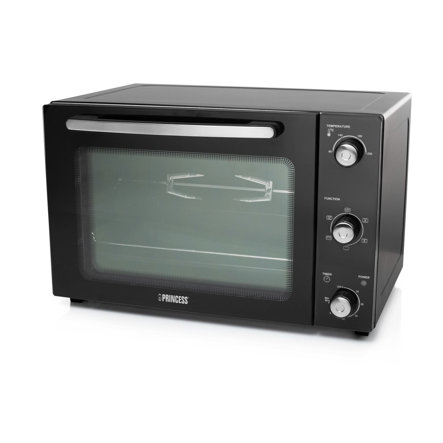 Minibackofen Princess 112756 Konvektionsofen – 45 l Fassungsvermögen – Leicht zu re