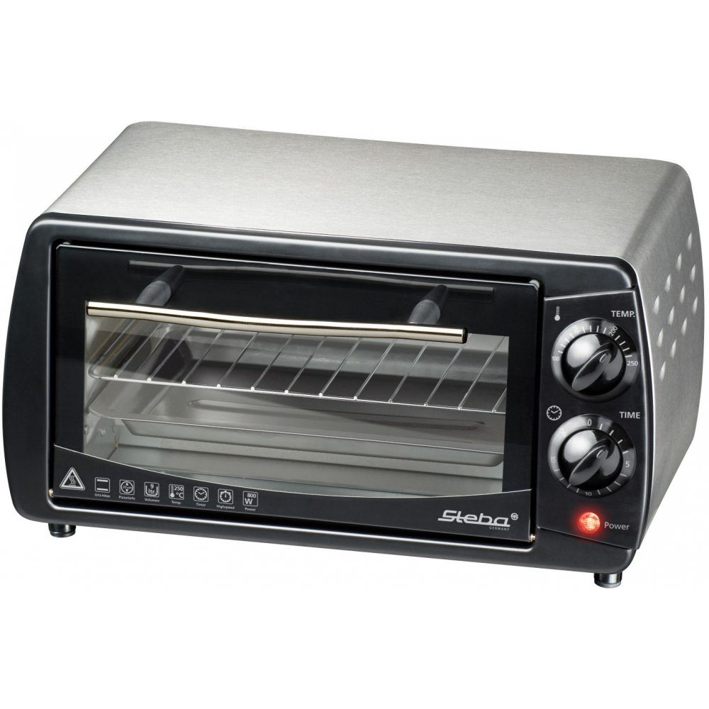 Minibackofen KB 9.2 - Mini-Backofen - schwarz/edelstahl