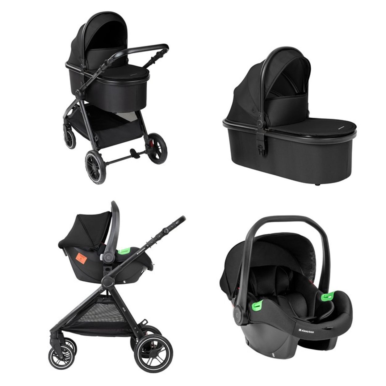 Kombi-Kinderwagen Kombikinderwagen Ava 3 in 1