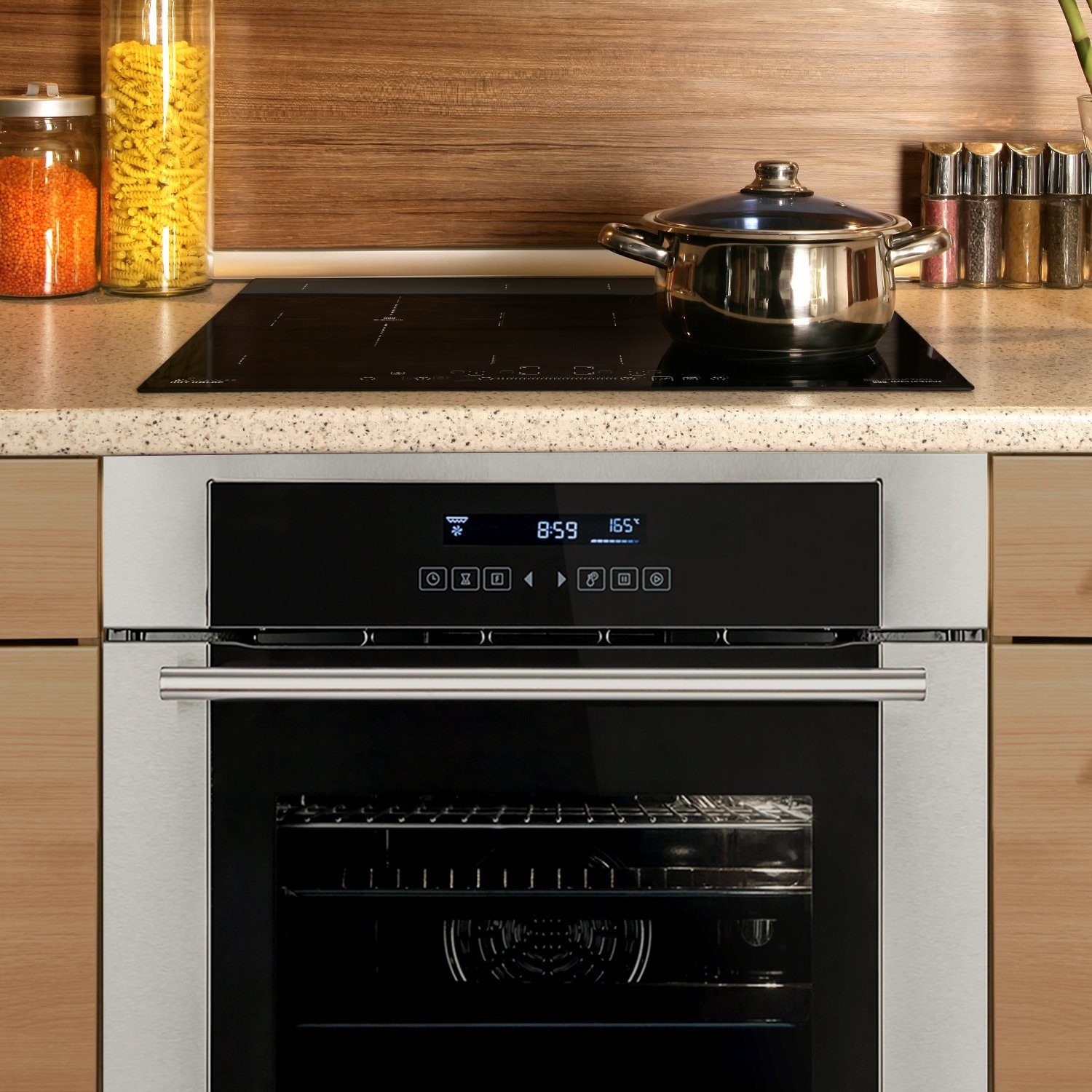 Backofen-Set KKT KOLBE Backofen und Induktionskochfeld SET8015IH594FZ
