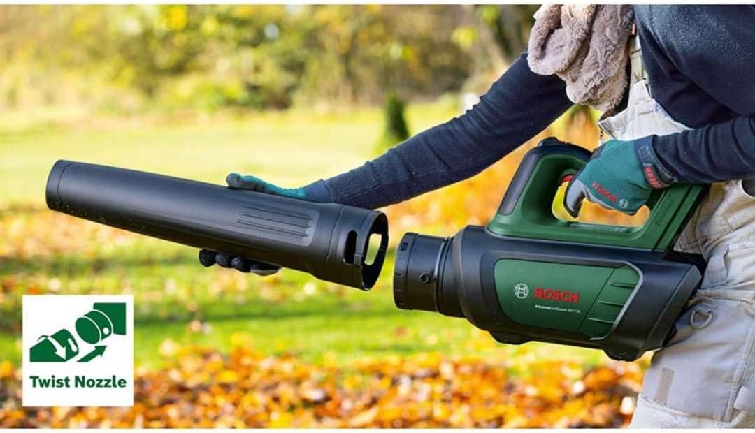 Bosch Accu-bladblazer AdvancedLeafBlower 36V-750 (1x 2,0 Ah accu, 36 volt systeem, voor het verwijderen van hardnekkige bladeren op grote oppervlakken, laag gewicht: 2,8 kg, in doos)
