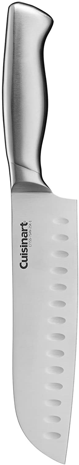 Cuisinart C77SS-15PK Set de Bloque de 15 Piezas con Mangos Huecos de Acero Inoxidable, Blanco Brillante
