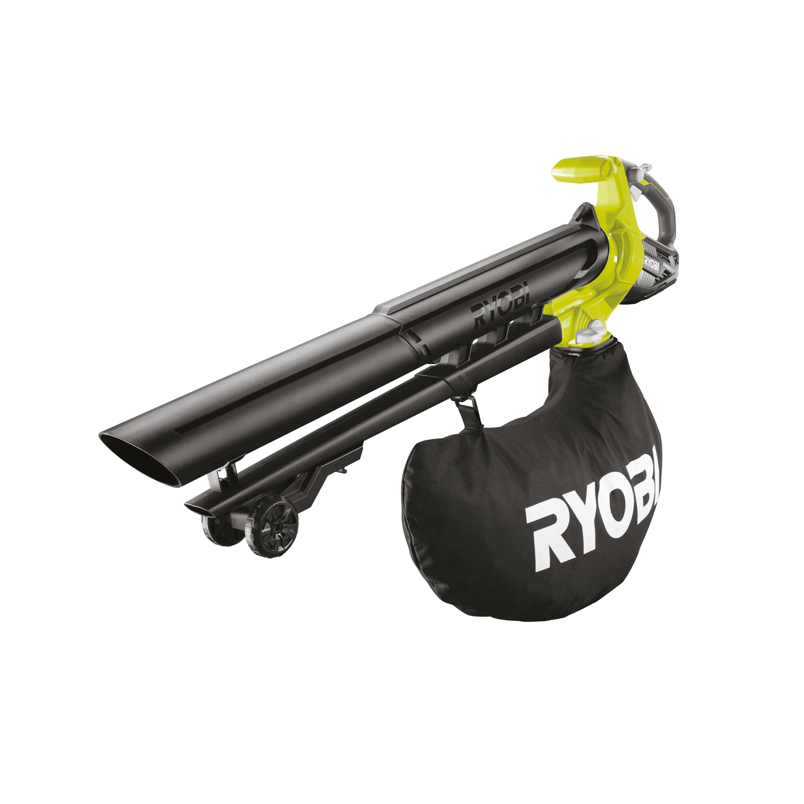 Ryobi 18V One Plus Brushless Akkulaubsauger OBV18 2 in 1 mit Gebläsefunktion für Garten und Außenbereich