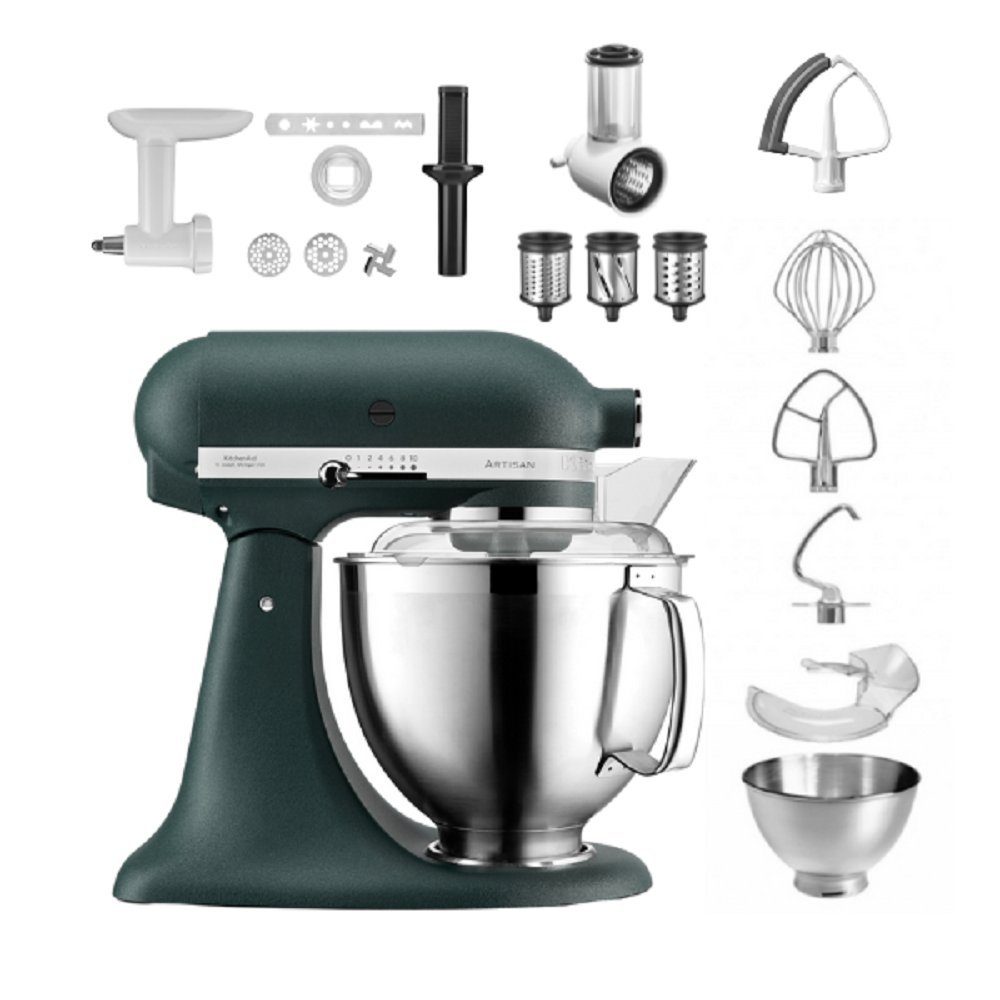 Küchenmaschine KitchenAid 4,8 L 5KSM185 Artisan Küchenmaschine Allrounderset