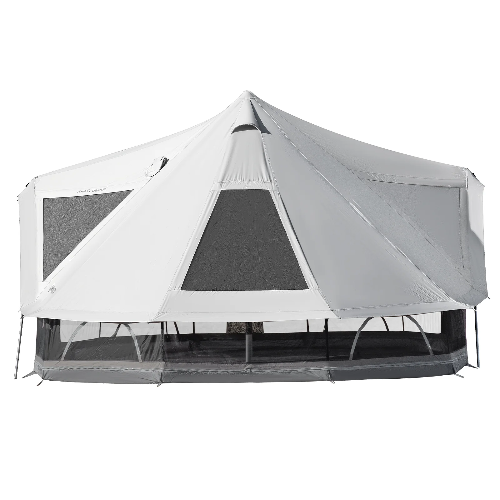 2025 KingCamp Khan Palace – Ampia tenda glamping con ventilazione variabile, altezza interna elevata e opzione per camino, ideale per grandi gruppi