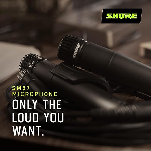 Shure MVX2U XLR to USB Digital Interface with SM57 Dynamic Microphone : Strumenti Musicali