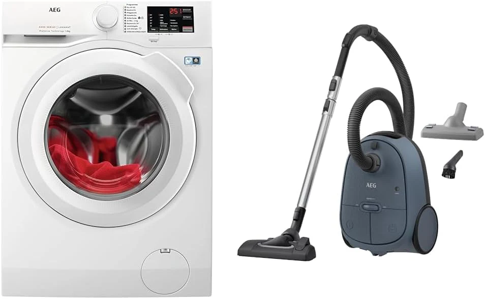 AEG L6FBA51480 Wasmachine / 8,0 kg / Stil / ProSense (automatische beladingsherkenning) / Bijvulfunctie / Kinderbeveiliging / Zachte trommel / Waterstop / 1400 tpm