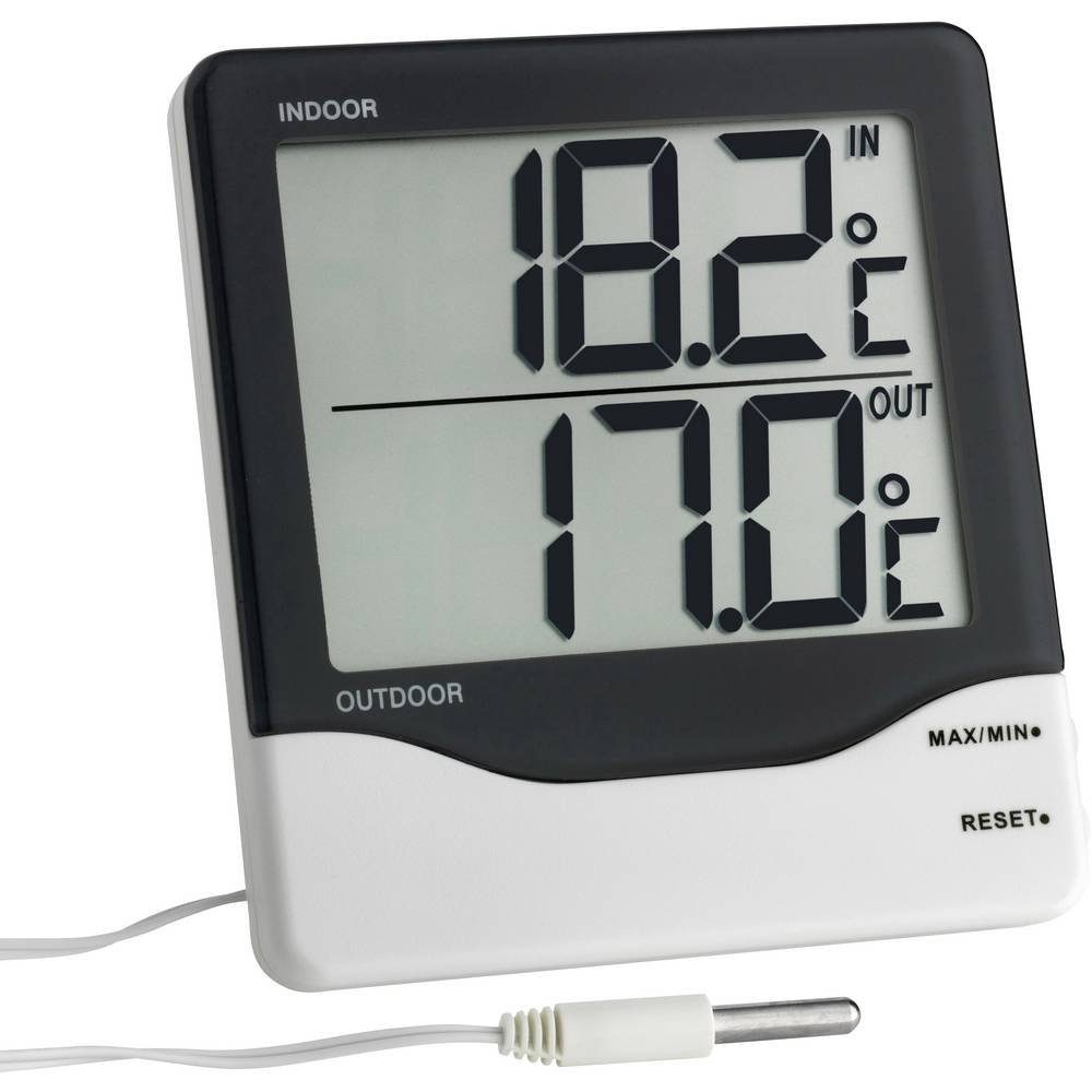 Raumthermometer Innen-Außen-Thermometer mit ISO Kalibrierzertifikat 30.1011.K