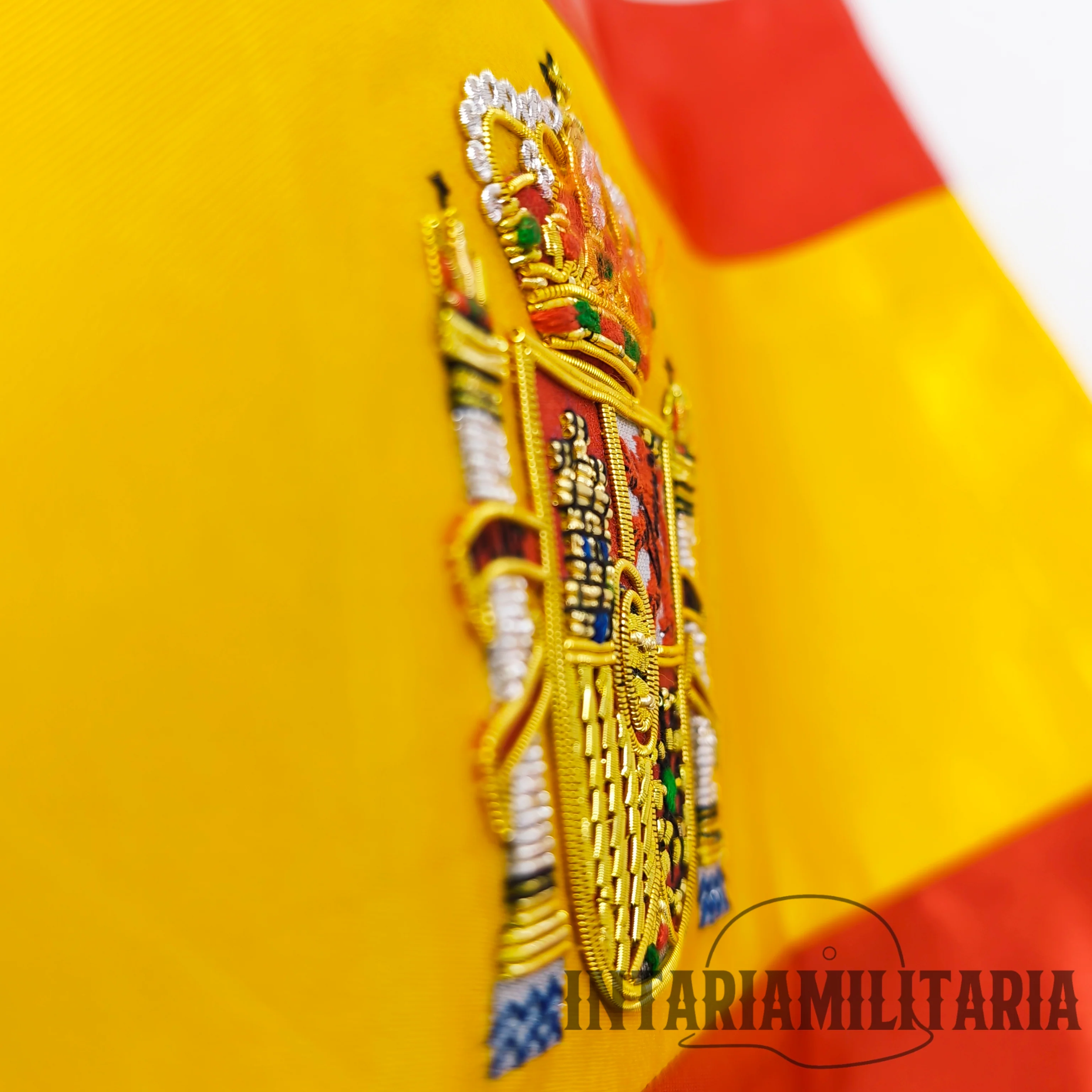Bander��n despacho escudo constitucional. Espa?a
