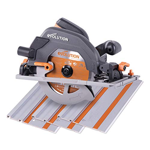 Evolution Power Tools   R185CCSX Sega Circolare Multi Materiale 185 mm Compatibile con Binario Guida (Pacchetto Abbinato con Binario da 1020 mm Incluso), 230 V : Amazon.it: Fai da te
