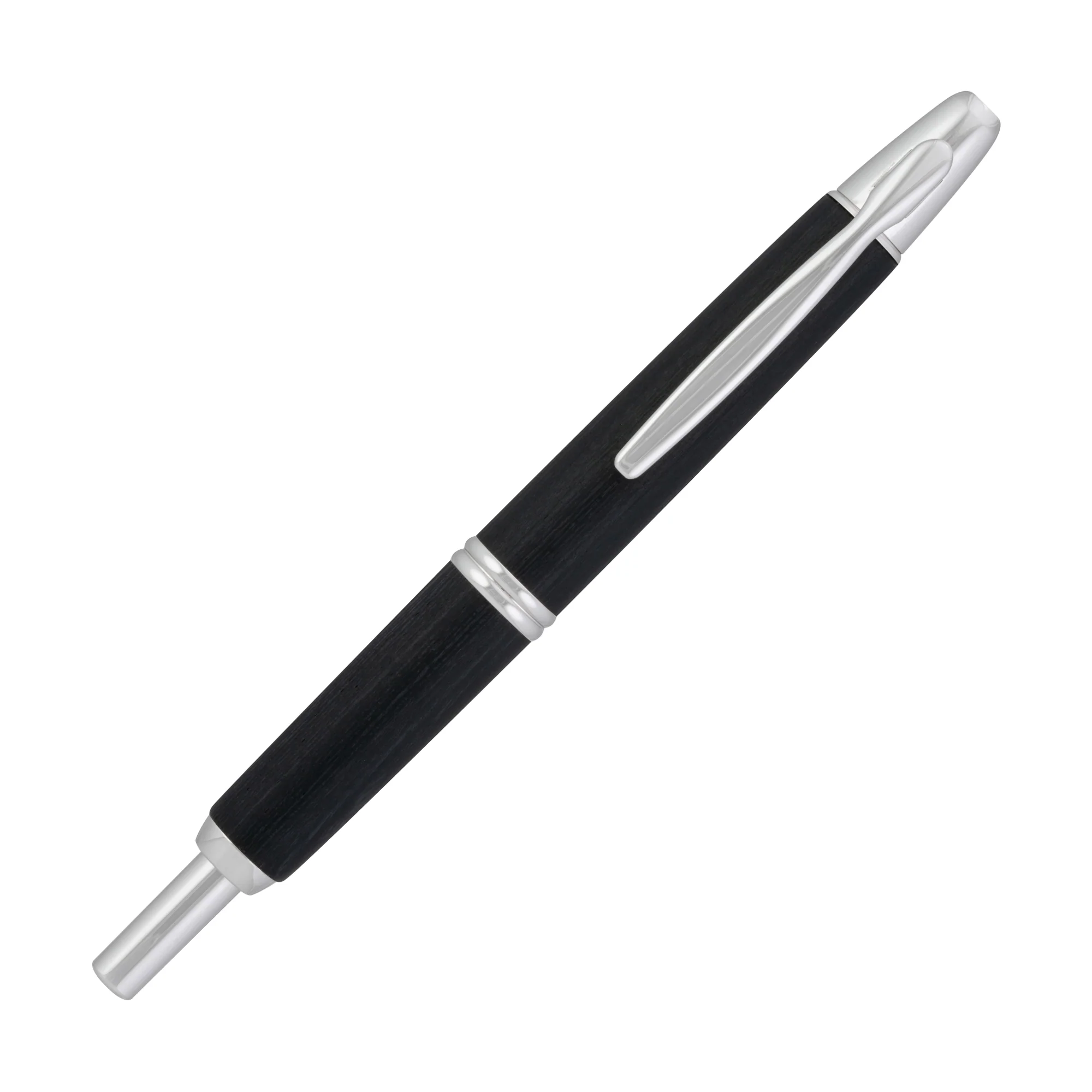 Pilot Vanishing Point Fountain Pen - Birchwood Black