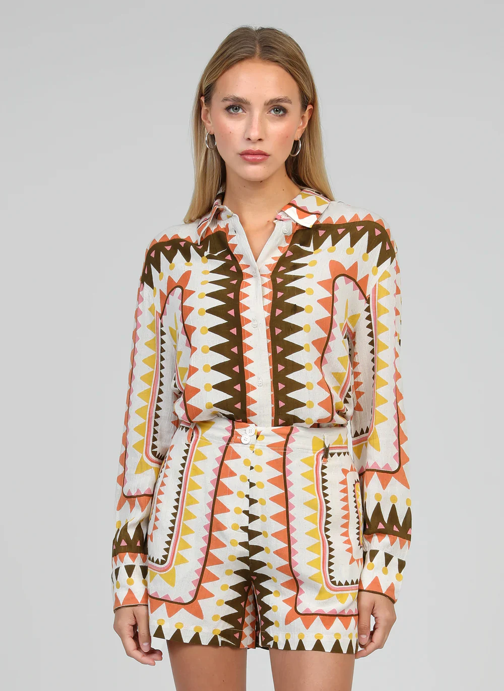 Aztec Design Shirt �� An'ge