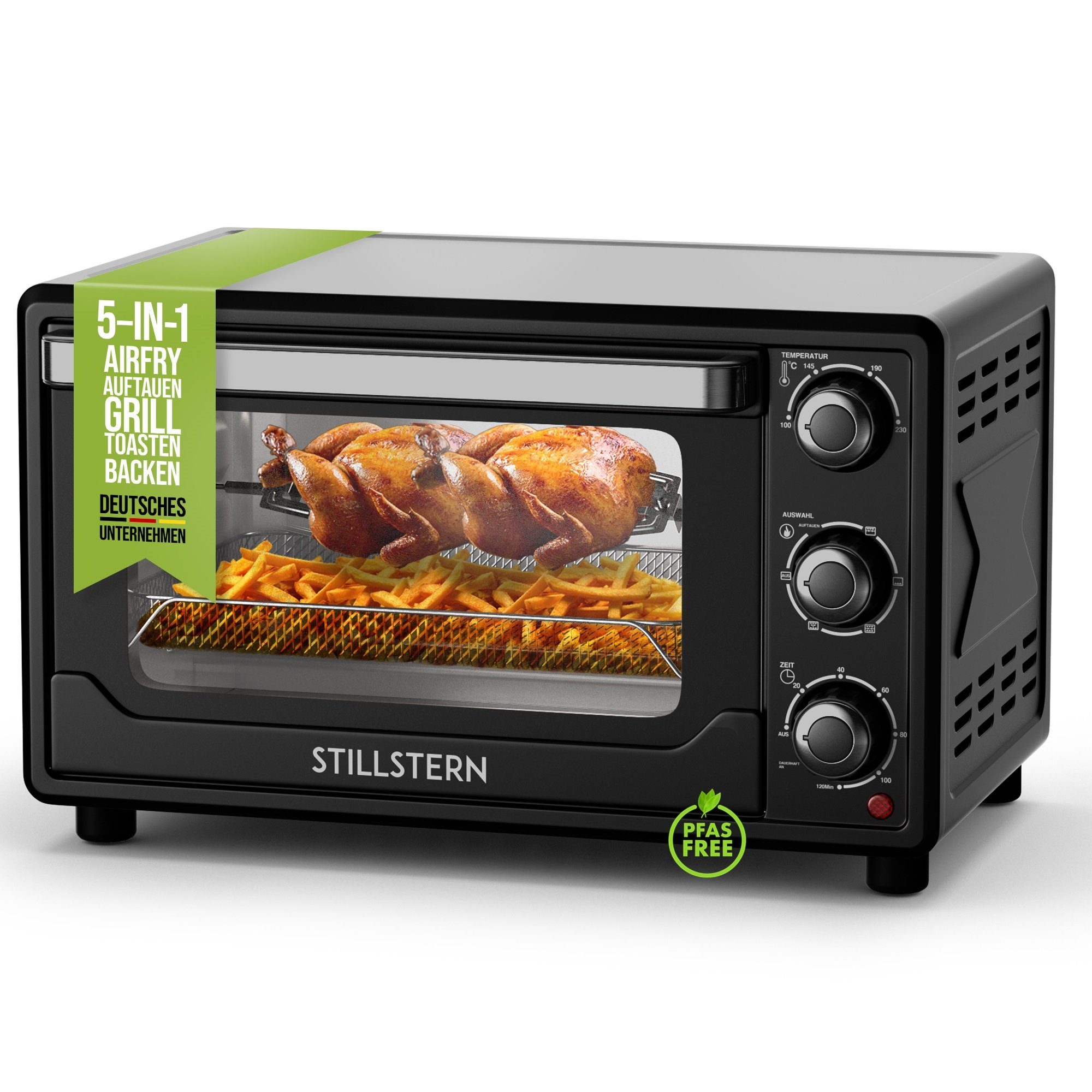 Minibackofen MB25-MX 2G (25L) Deutsche Version, Ofenhandschuhe