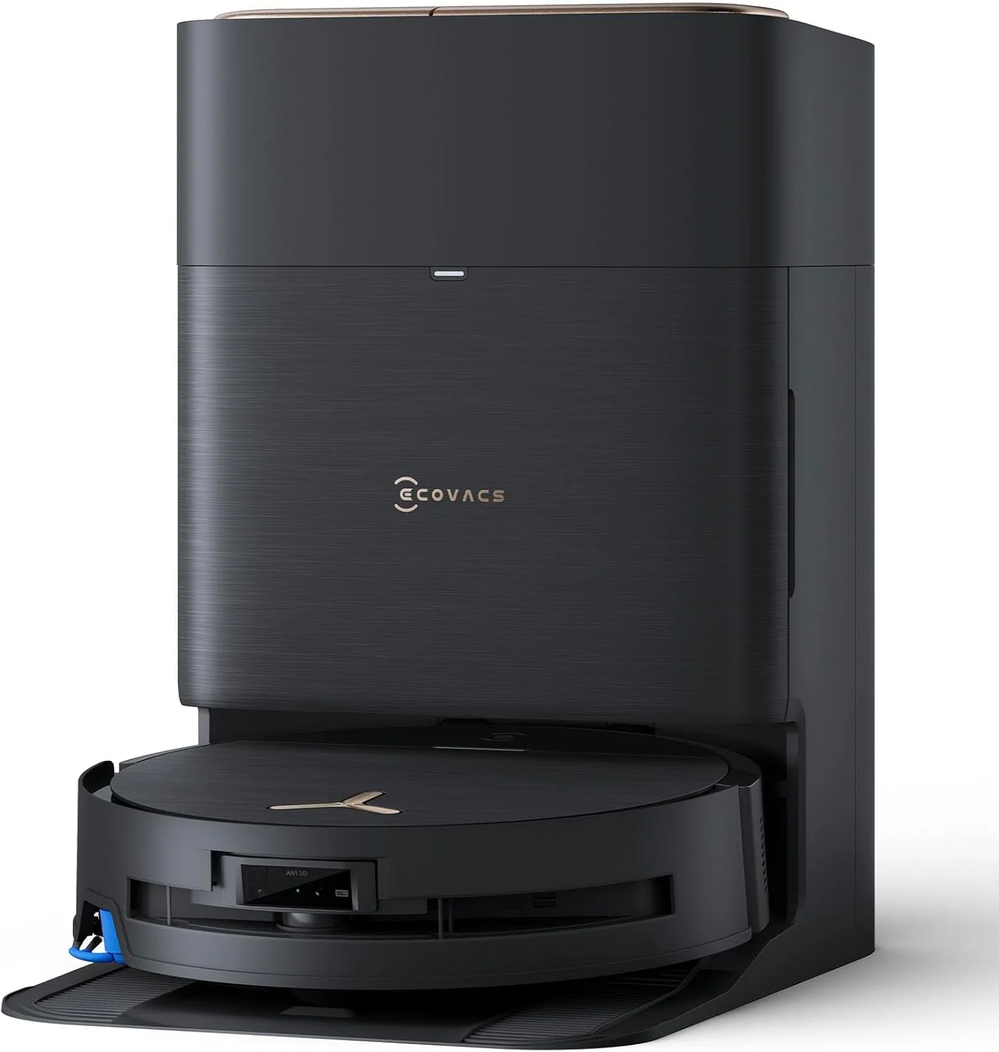 ECOVACS DEEBOT X9 PRO Omni Saugroboter mit Wischfunktion, 16.600 Pa, OZMO Roller, ZeroTangle 3.0,TruEdge 2.0, Heißwasser-Moppwäsche, Heißlufttrocknung, All-in-One Omni Station, YIKO-GPT