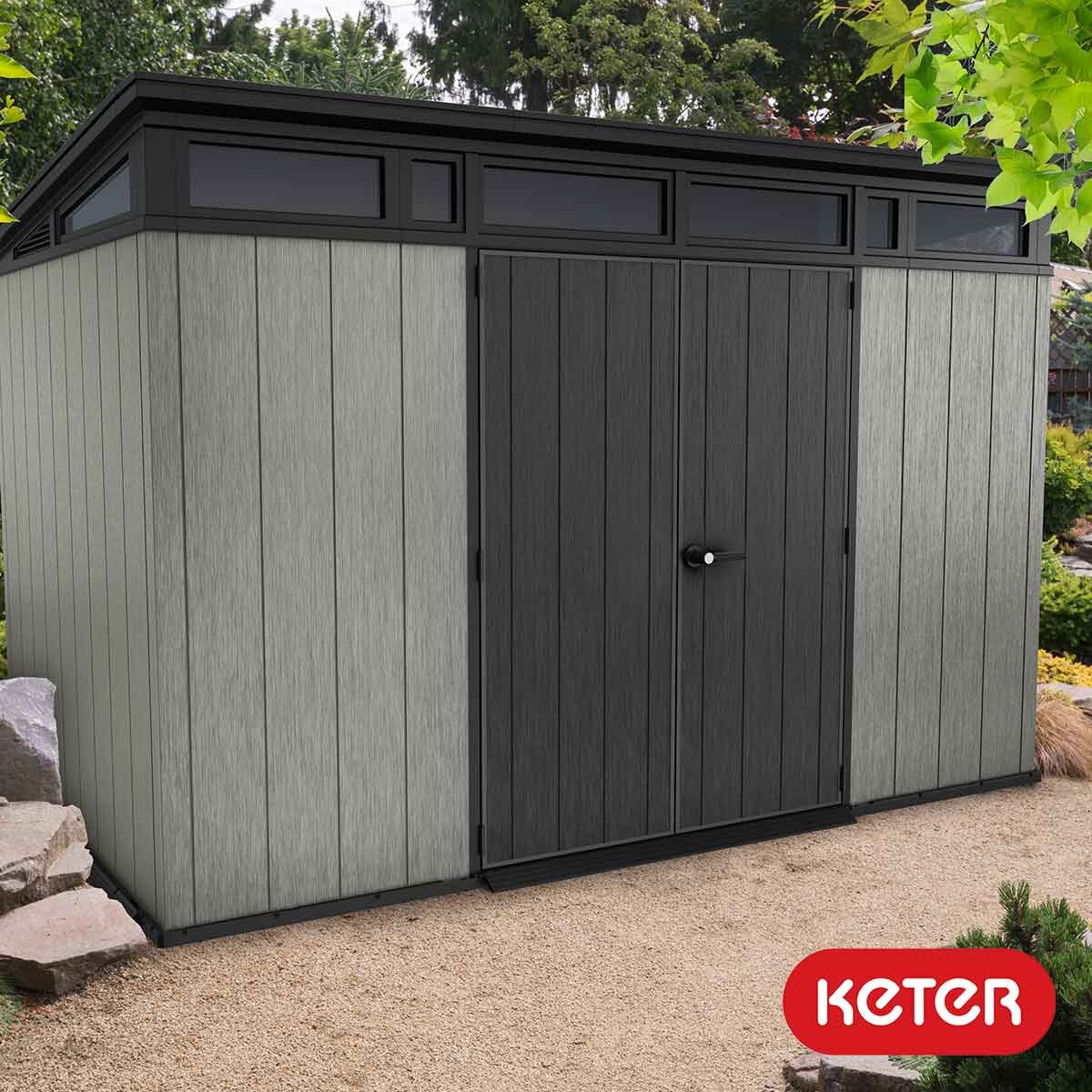 2025 Keter Artisan Opslagschuur 11 voet x 7 voet (3,4 x 2,1 m) C Tiedex