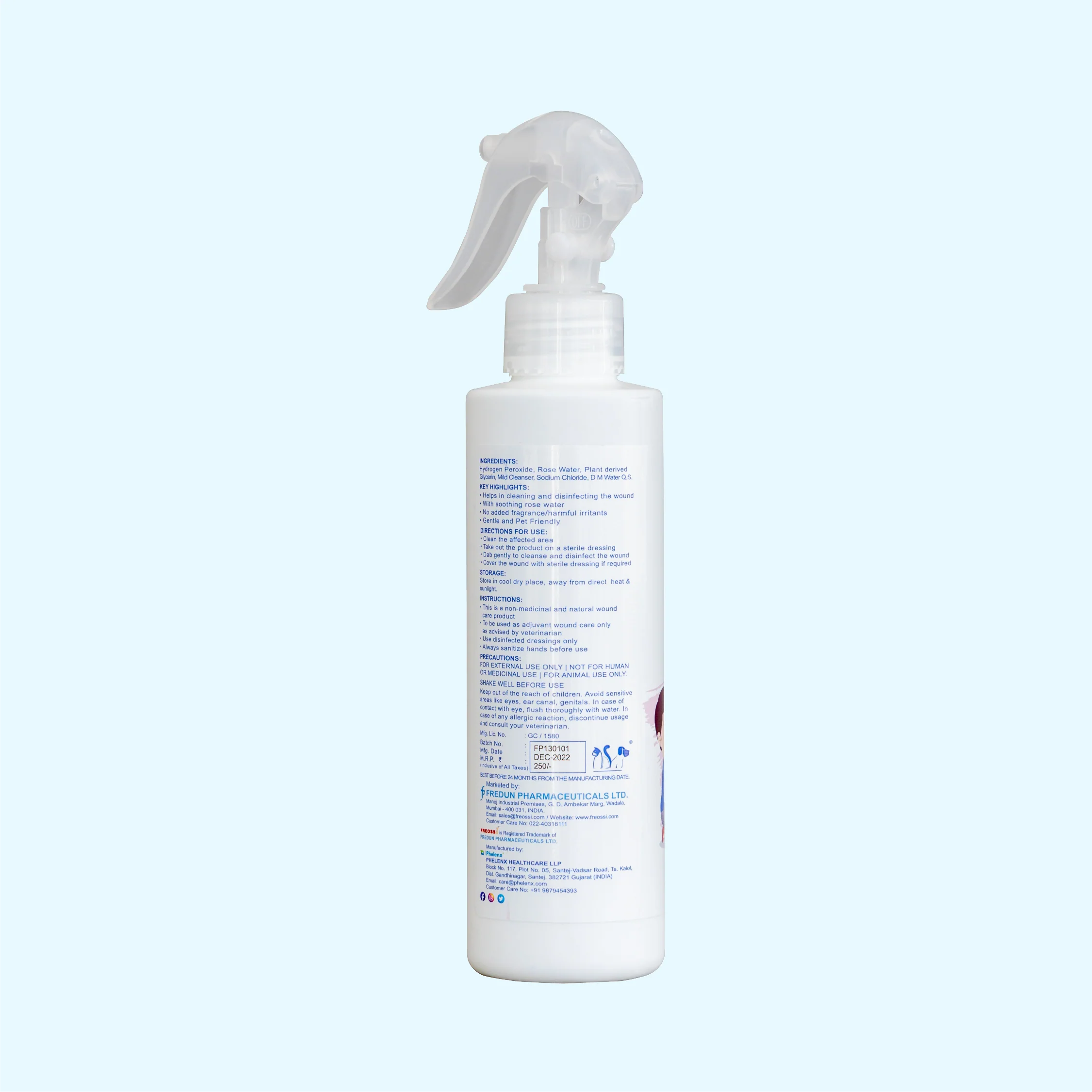 Detergente per ferite