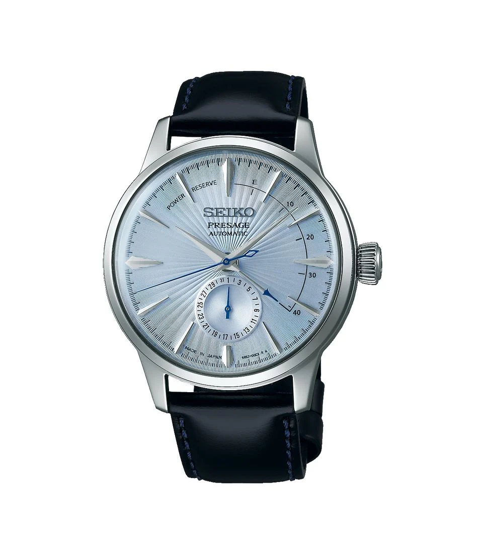 Orologio Seiko Presage SSA343J1 Cocktail azzurro riserva di carica