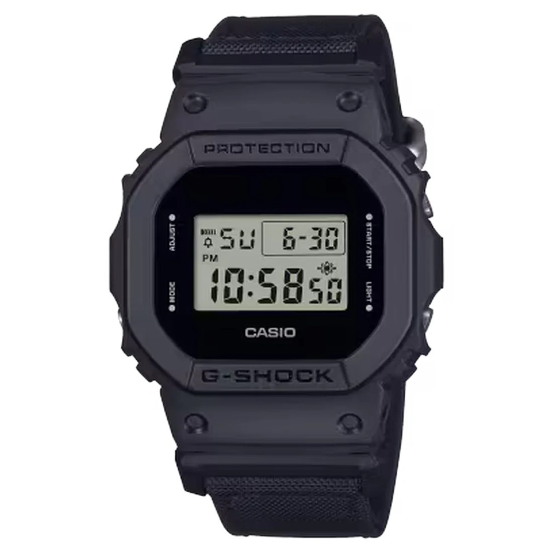Orologio Casio G-Shock DW-5600BCE-1ER nero cinturino cordura