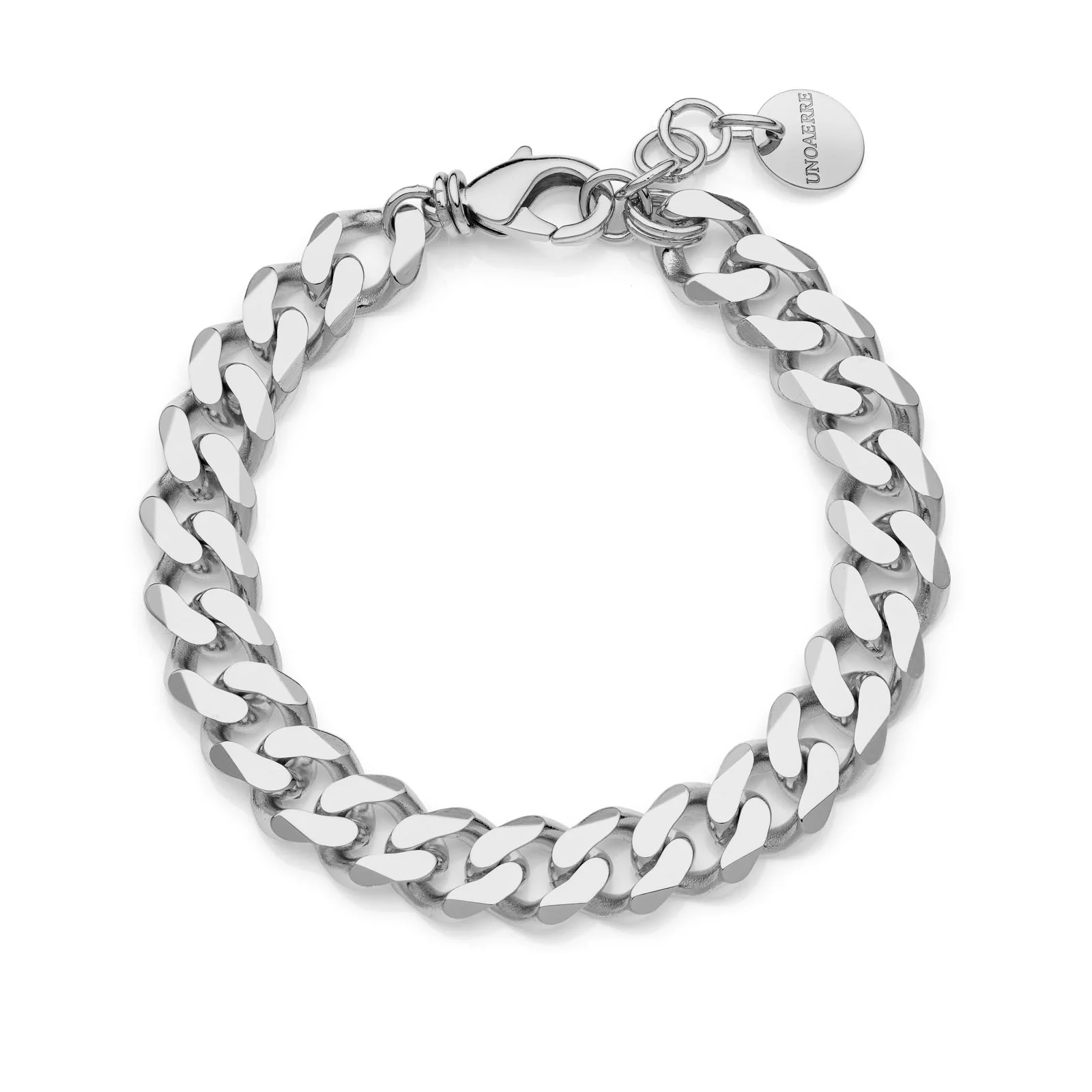 Bracciale Unoaerre argentato a doppia grumetta 2368