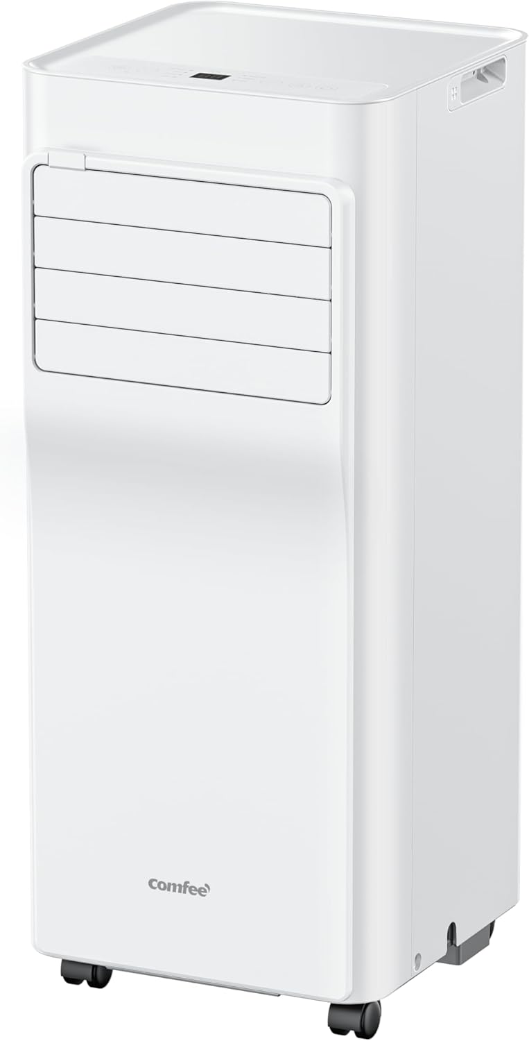 COMFEE' Condizionatore Portatile 9000 BTU/H, AMBRA 10C, 2,6kW, 25㎡/68m3, 3-in-1 Climatizzatore Portatile, Ventilatore, Raffreddamento, Deumidificazione, 24H Timer, Sleep Mode, Funzione Follow-me