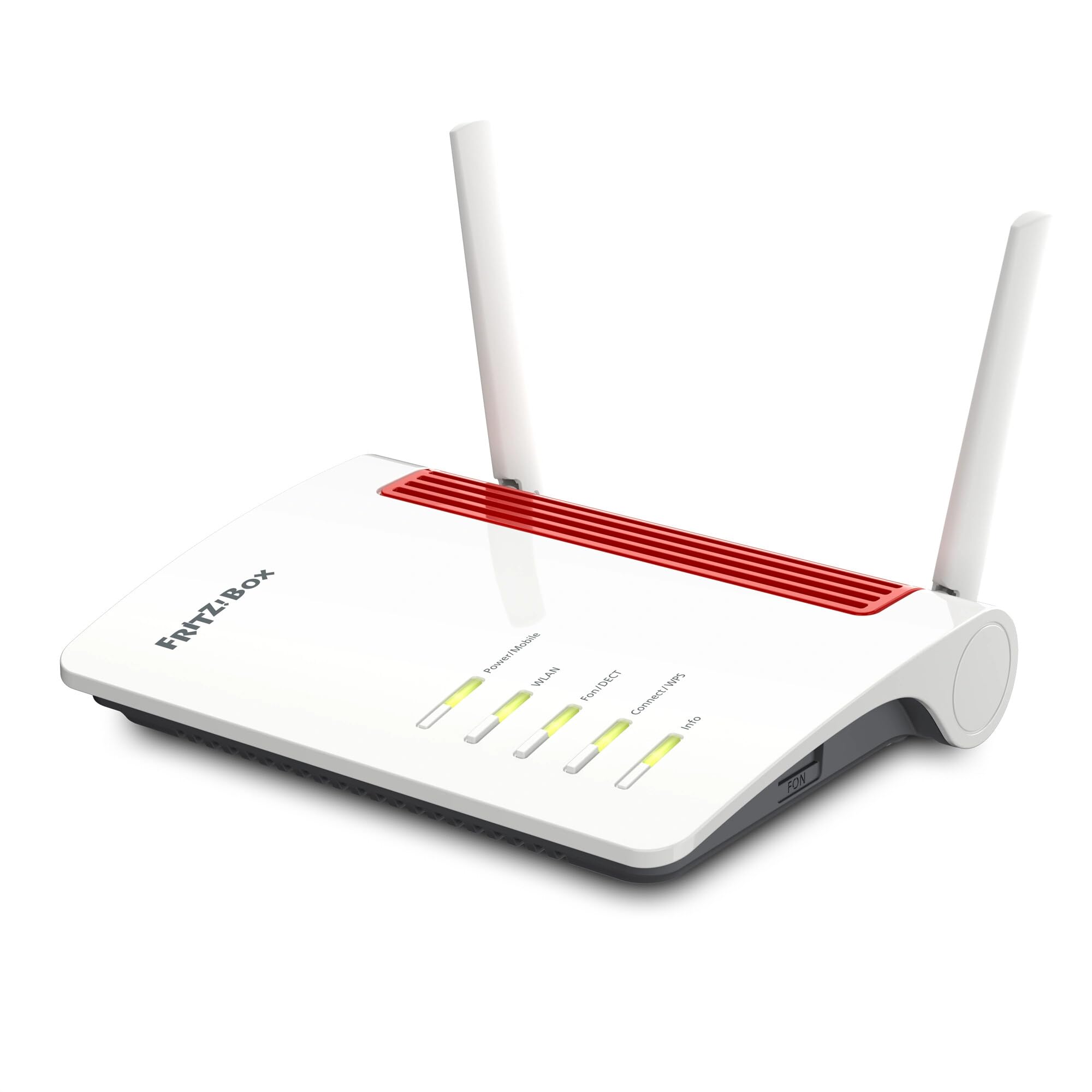 5G-Mobilfunk-Router 6850 5G Wi-Fi 5 bis 1,3 GBit/s WLAN Mesh DECT Ethernet USB externe Mobilfunk-Antennen