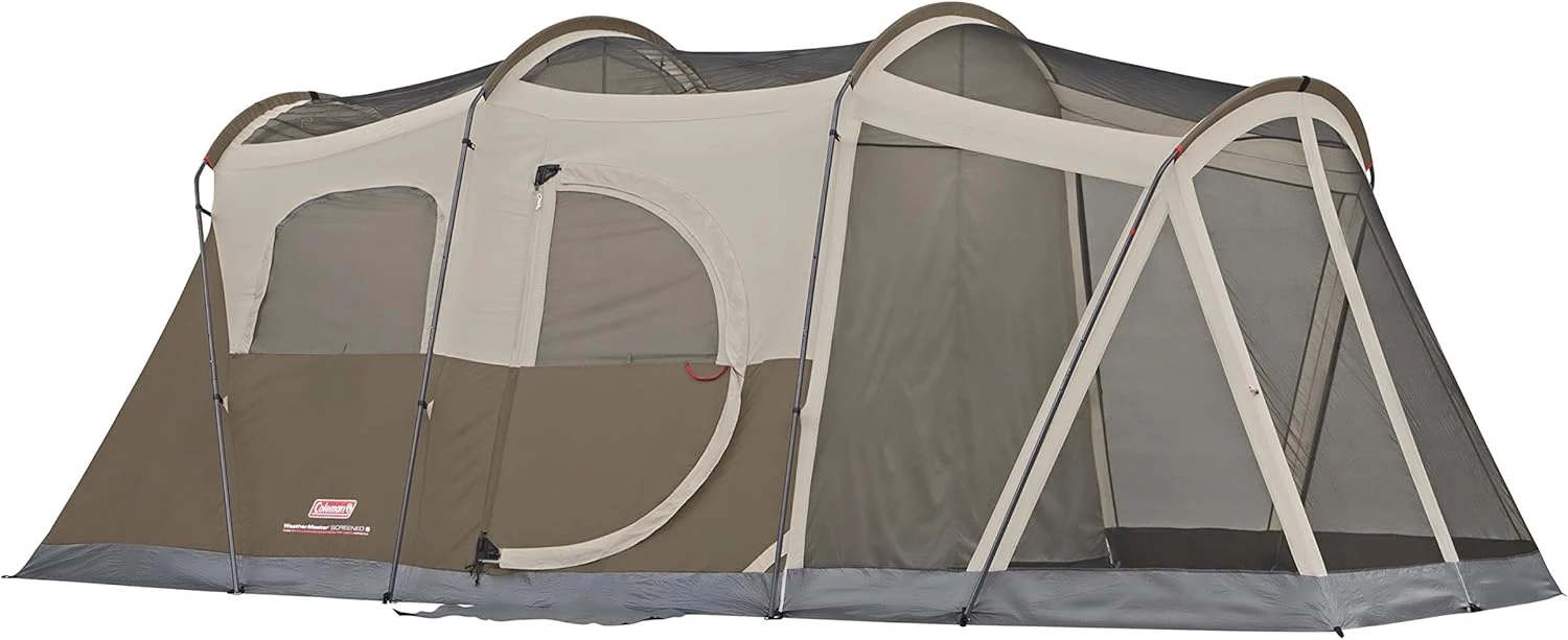 6 Person Tent with Screened Porch Weatherproof Tent