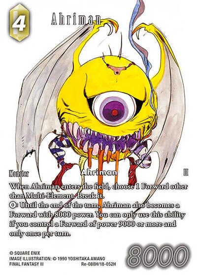 Ahriman (Full Art) - Re-088H/18-052H