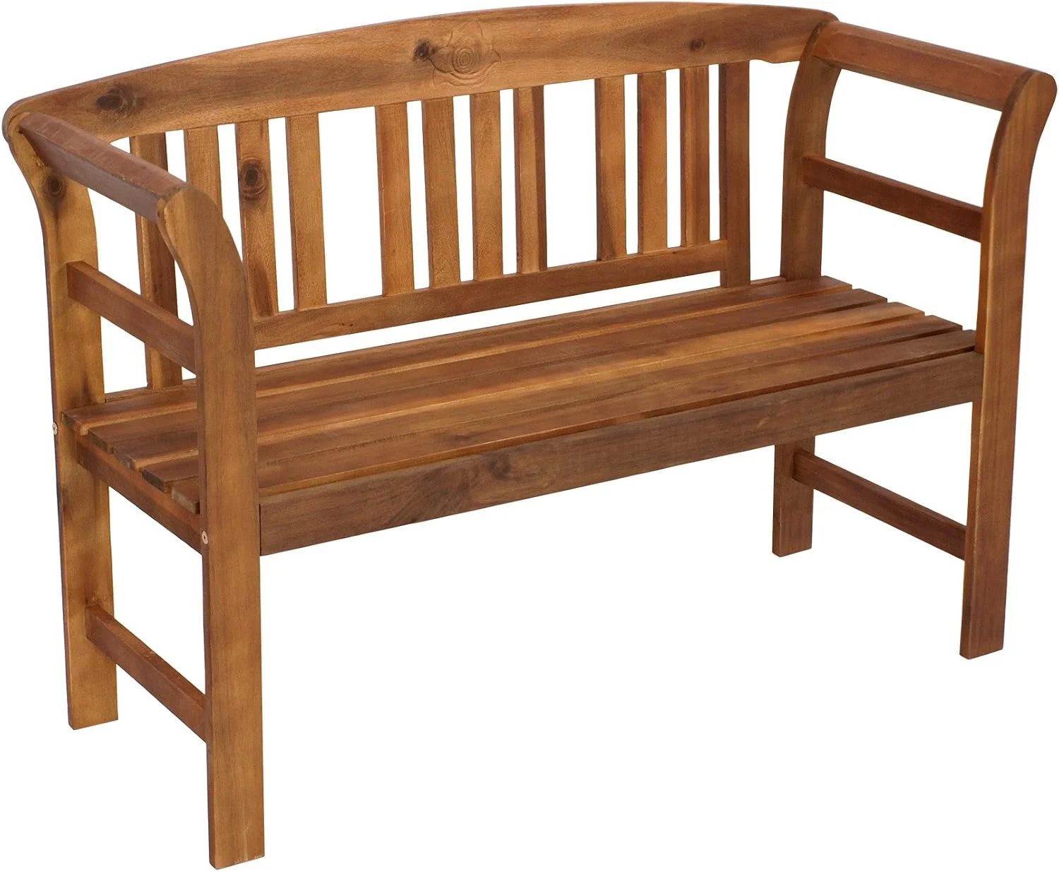 DEGAMO Landhausbank Gartenbank Rosario aus Akazienholz geölt, 2-sitzig 120cm, FSC-Zertifiziert