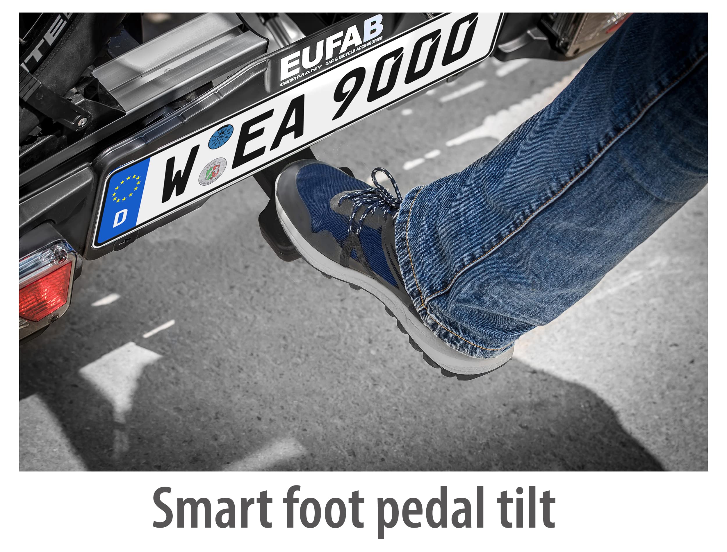Fahrradträger für 2 Fahrräder, FINCH, für max. 3 Zoll Reifenbreite, Radstand bis 130 cm, abklappbar und abschließbar