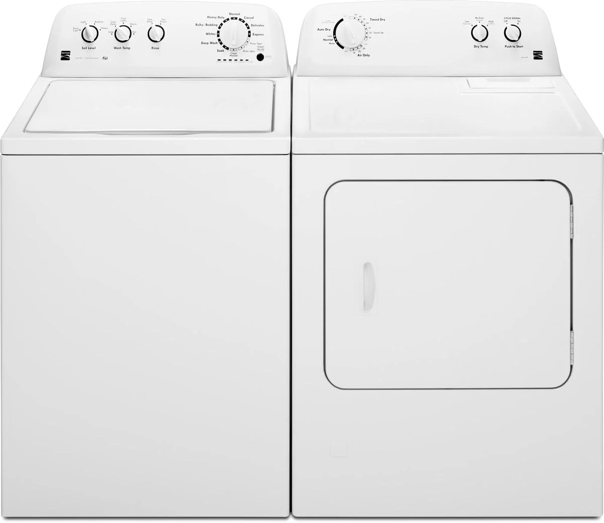 Kenmore 29′′ Front Load Electric Dryer with Wrinkle Guard and 7.0 Cubic Ft. Total Capacity, White