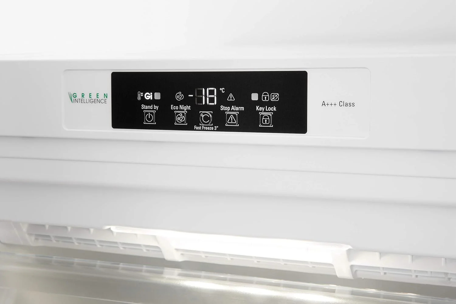 Bauknecht GKN 272 A3+ Gefrierschrank / 309 L Gesamtnutzinhalt / NoFrost / EasyOpen Ventil / Innenbeleuchtung / Elektronische Steuerung mit innenliegendem Bedienfeld, Wei?