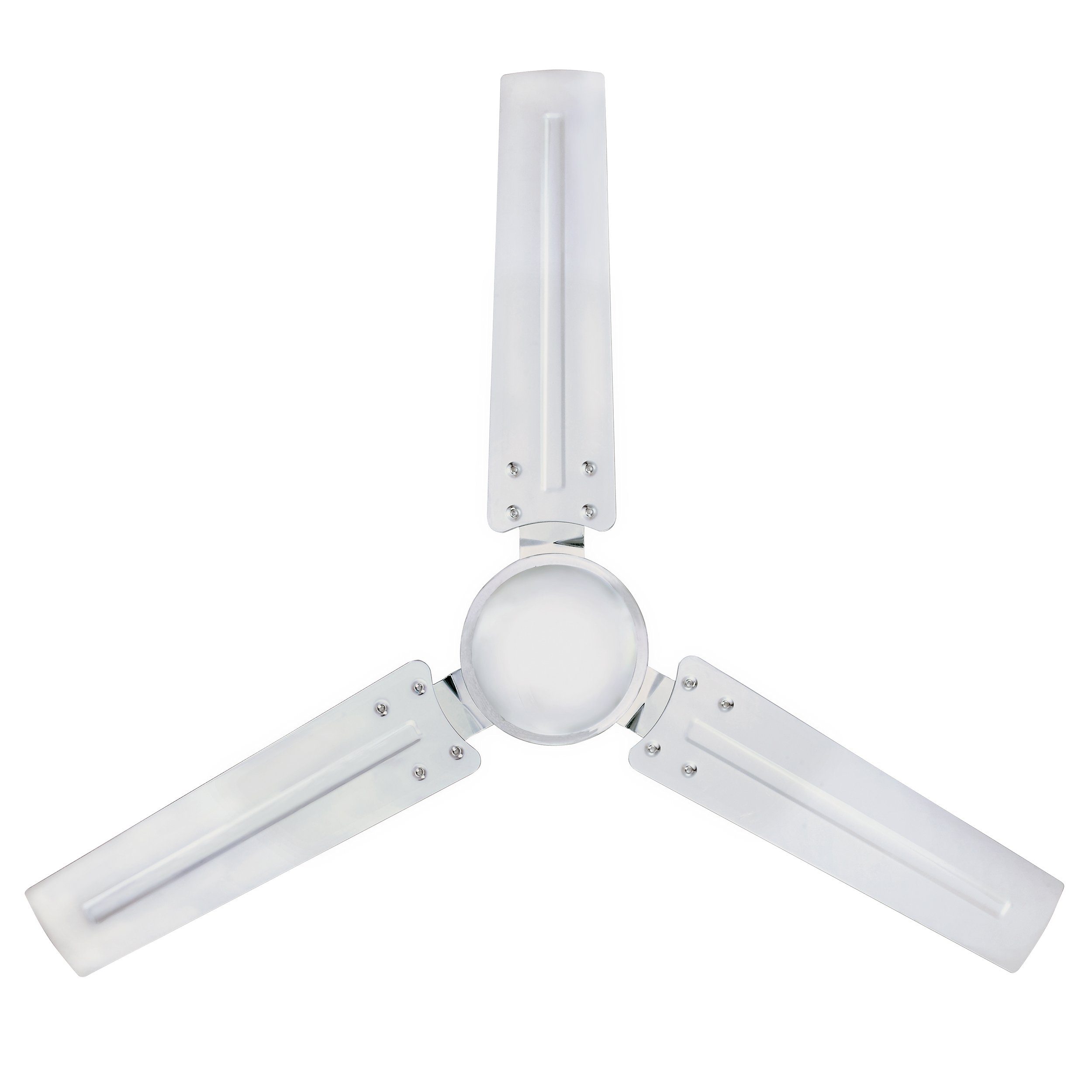 Deckenventilator Deckenventilator Industrial Chrom mit Wandschalter