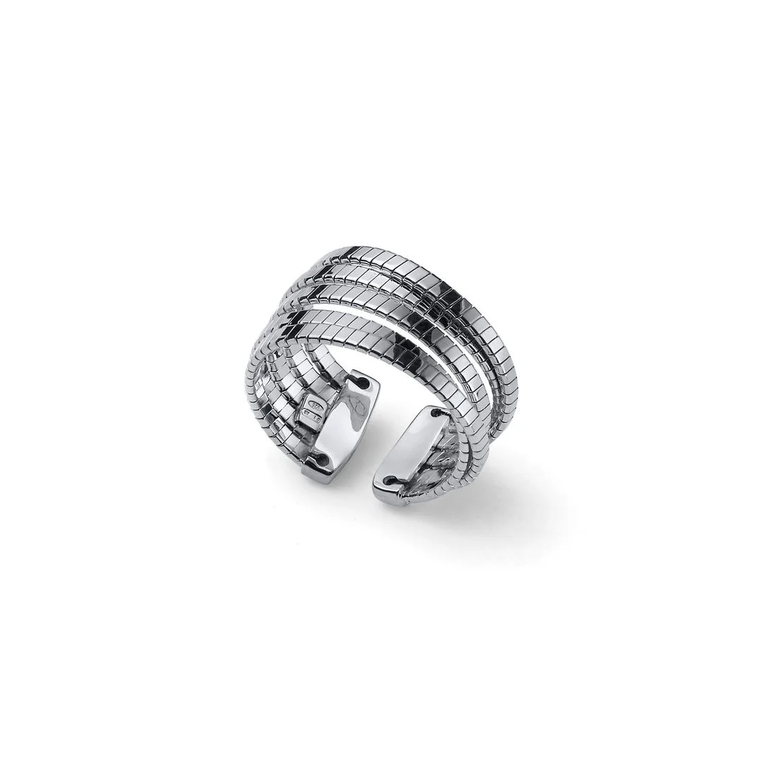 Anello Unoaerre in argento cinque fili 6677