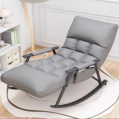 Poltrona,poltrona Relax,poltrona Camera Da Letto,sedia A Dondolo,poltrona Salotto,poltrona Reclinabile,sedie Pieghevoli Da Interno,poltroncina Camera Da Letto,Capacità Di Carico 200 Kg ( Color : Gray : Amazon.it: Casa e cucina