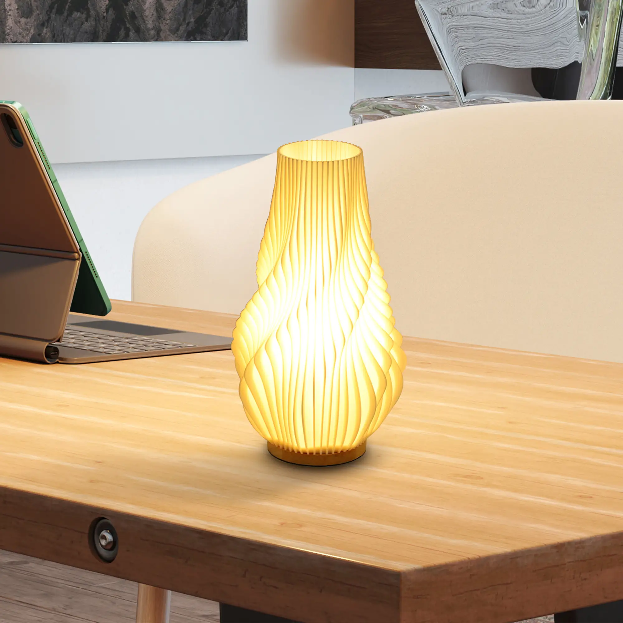 HOMCOM Smart Tischlampe mit App-Steuerung