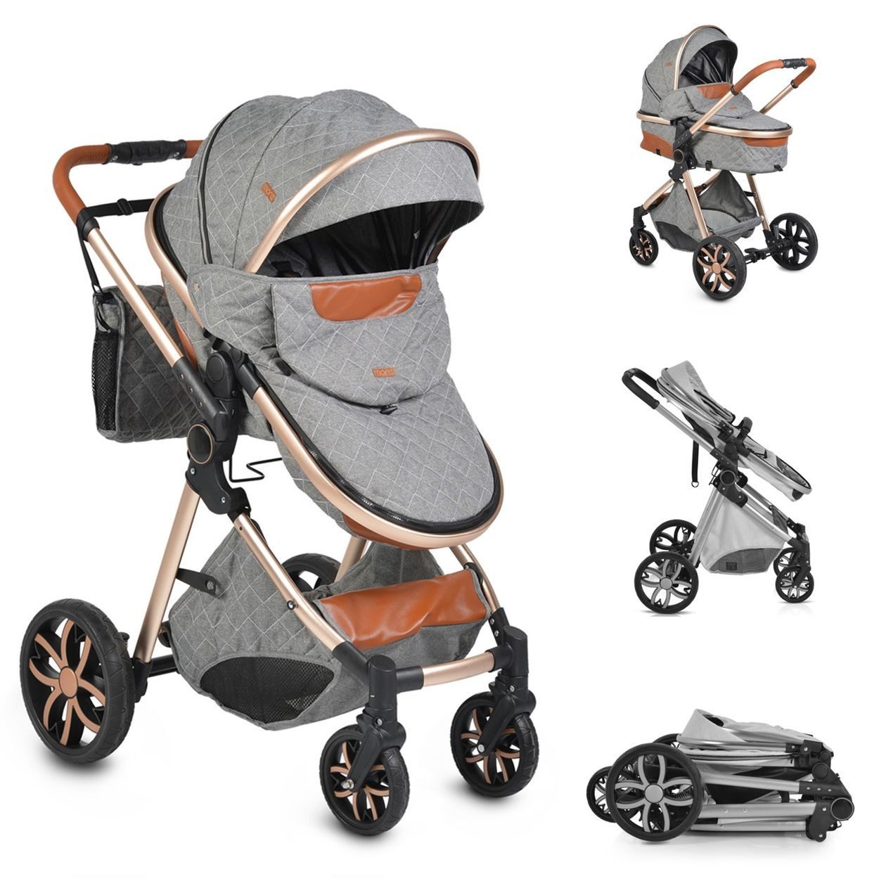 Kombi-Kinderwagen Kinderwagen Alma