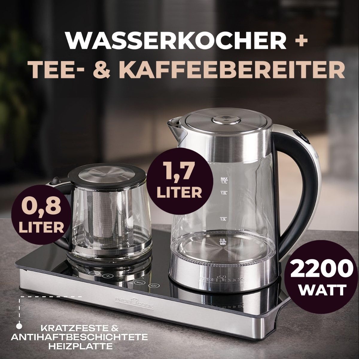 Wasserkocher PC-TKS 1056