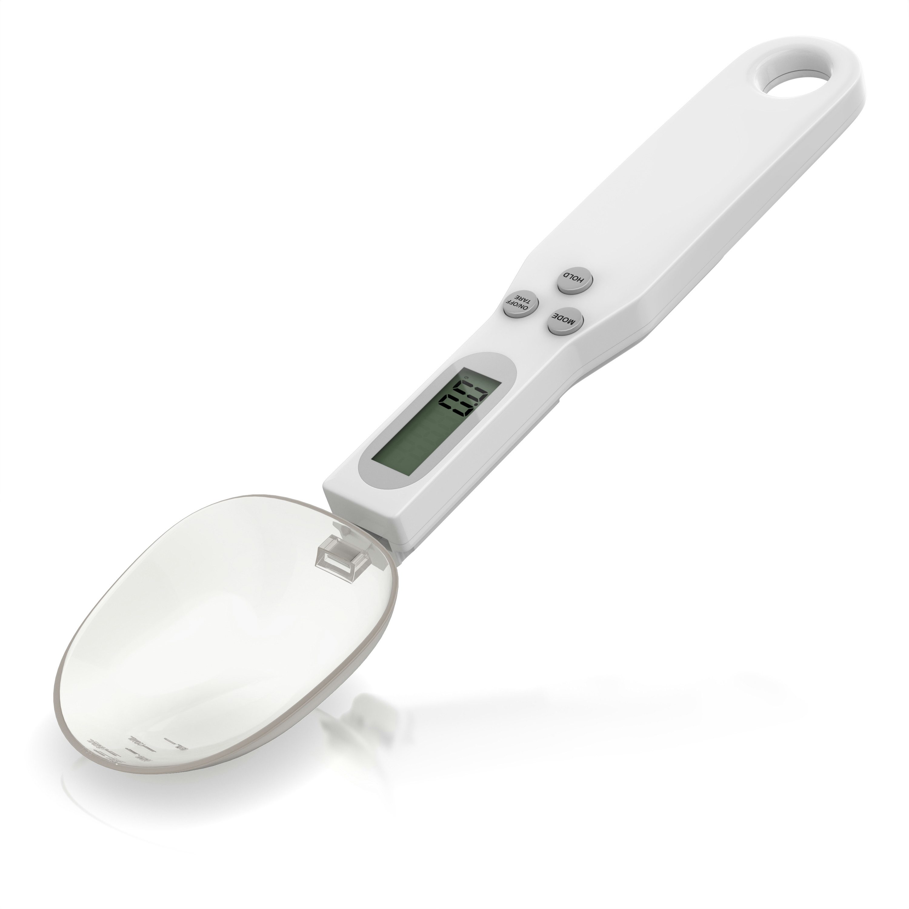 Löffelwaage digital, Küchenwaage Feinwaage, LCD-Anzeige, 0,1g Auflösung, max. 500g