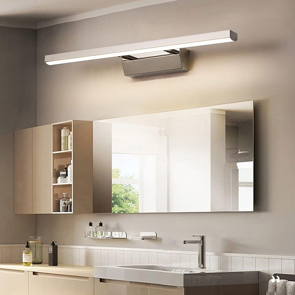 Led-Spiegel Frontlampe Badezimmer Waschtischleuchte, Metall Waschtischspiegelleuchte, Schminkbeleuchtung, Wandleuchte Für Spiegelschrank Waschraum Schminktisch/3000K/40Cm