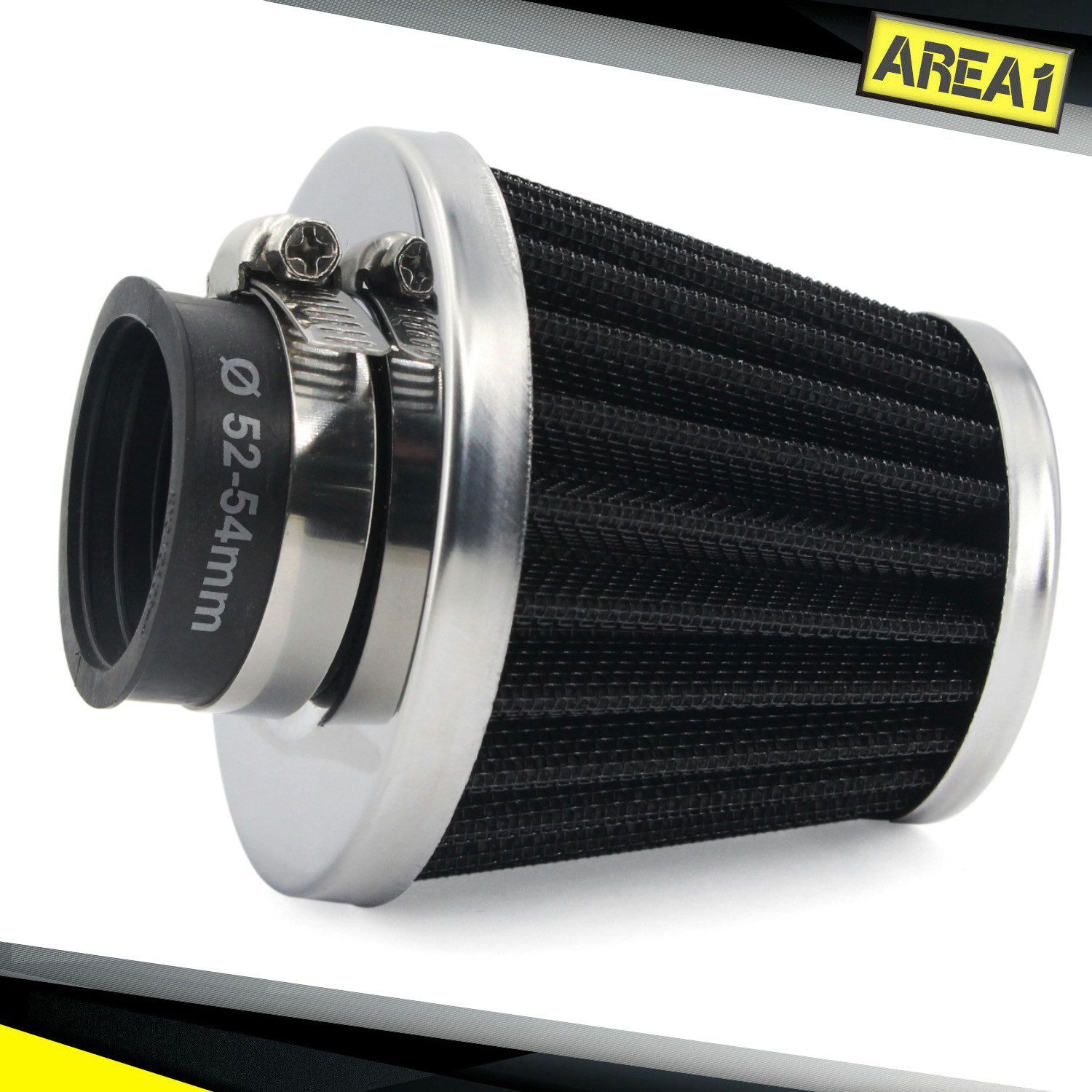 Luftfilter Universal Tuning Sport Luftfilter Filter, Anschluss 51 52 53 54 mm