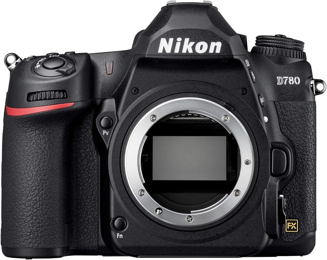 Nikon D780 Body Fotocamera Reflex Digitale, 24.5 Mp, Cmos Fx Pieno Formato, 2 Slot Card SD, Face Detect in Af Live View, Mirino Ottico, Fino a 12 Fps, Nero