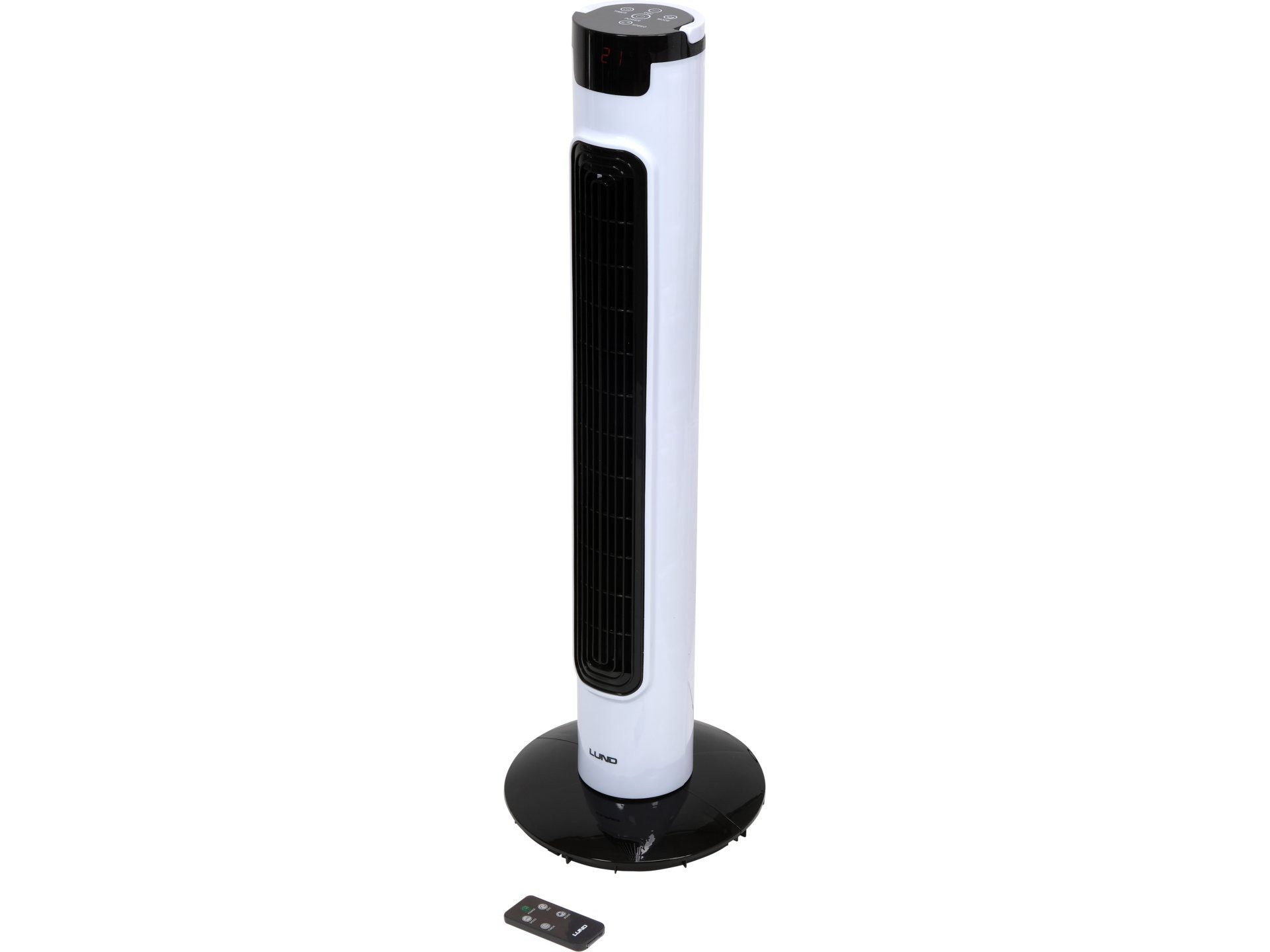 Turmventilator Bodenventilator 50W, Höhe 81cm, LED mit Fernbedienung